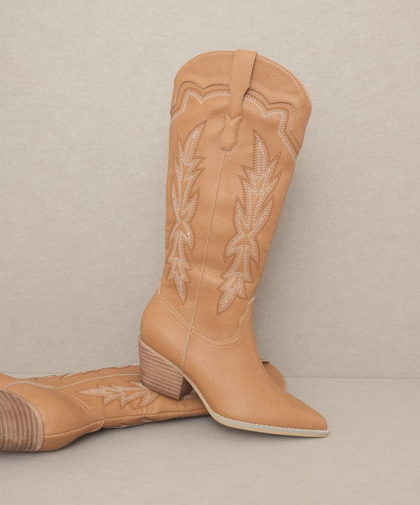 Embroidered Cowboy Boot