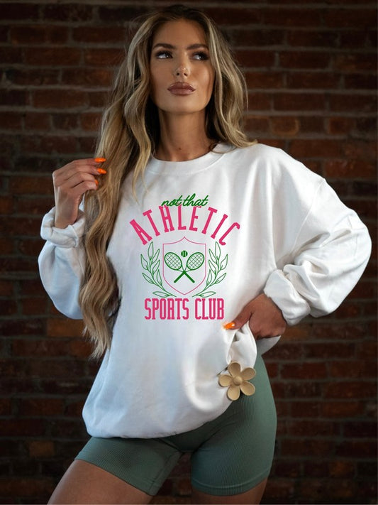 Not That Athletic Sports Club Graphic Sweatshirt
