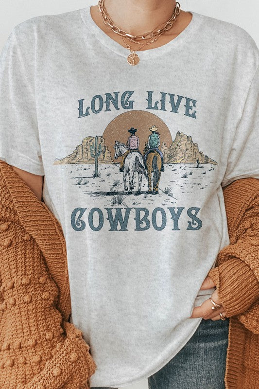 Long Live Cowboys Western Graphic Tee