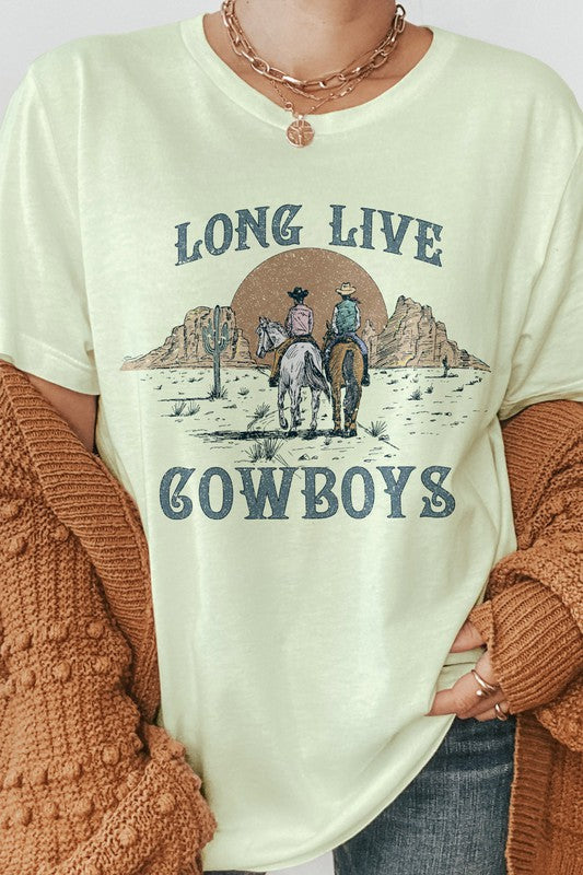 Long Live Cowboys Western Graphic Tee