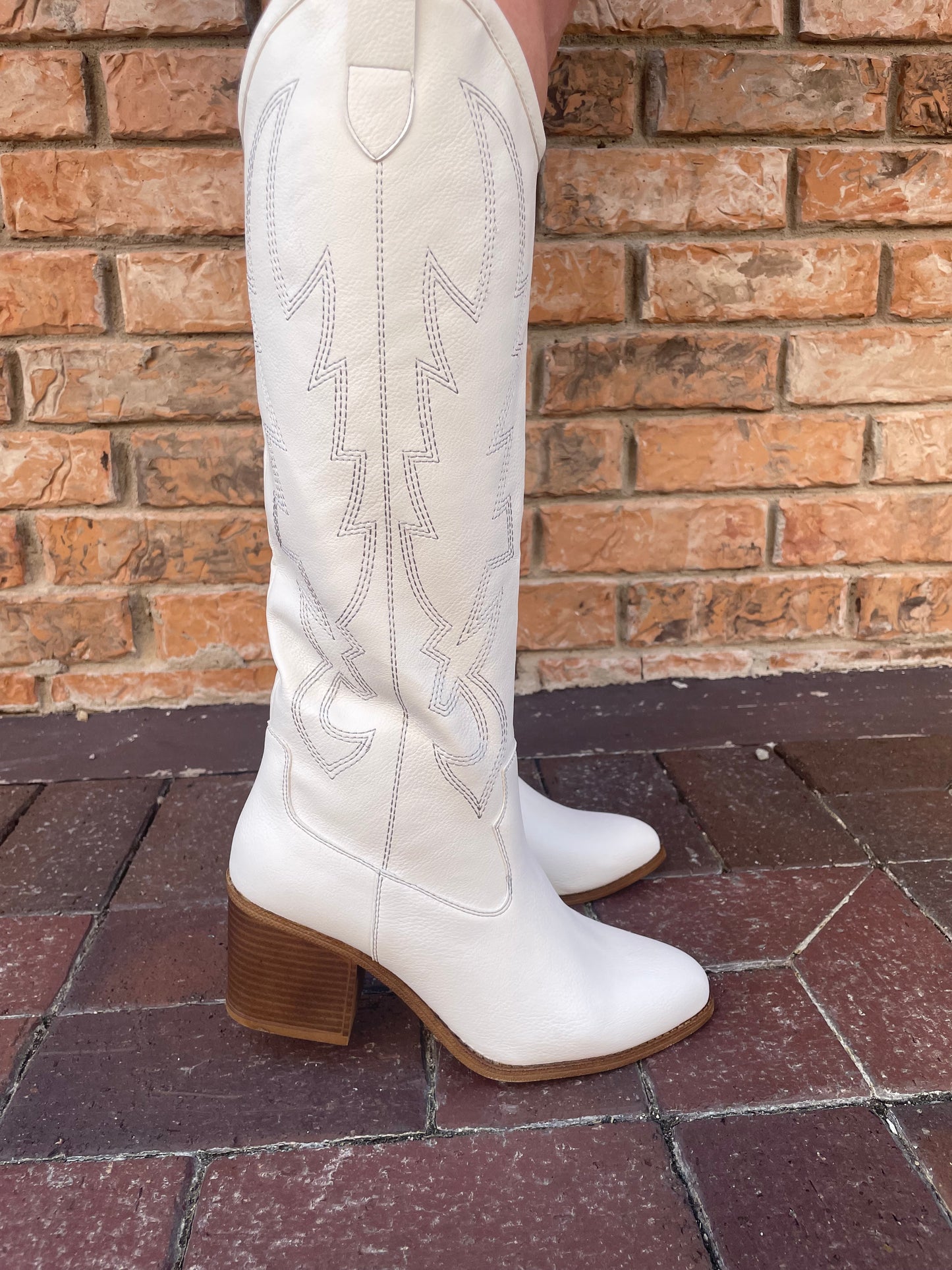 Western Boot in White